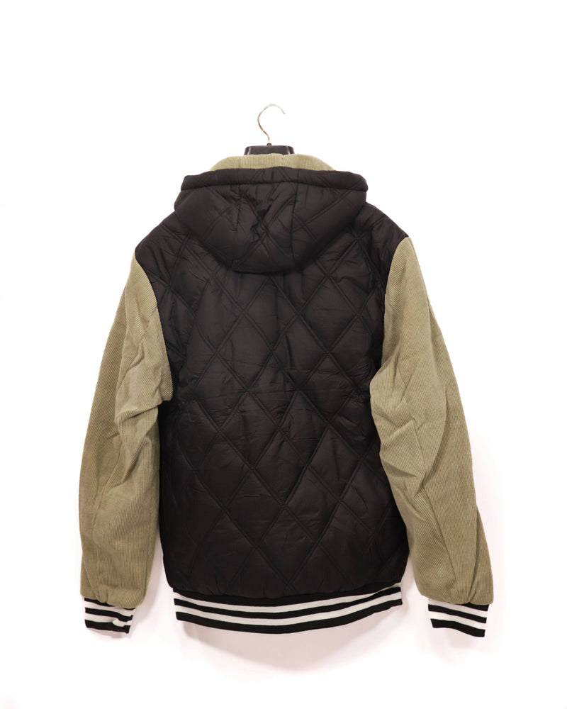 Quilted Varsity-style Jacket